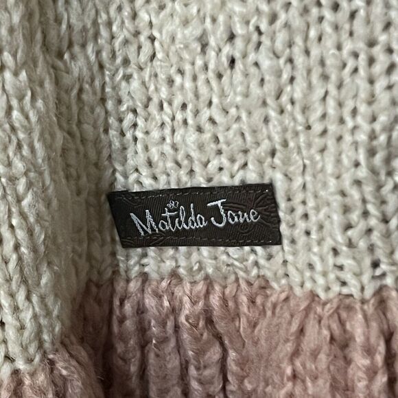 Matilda Jane Size L Just Imagine Jacie Womens Knit Winter Ruffled Cardigan New - Picture 4 of 5